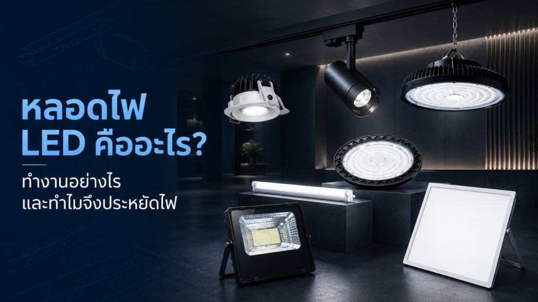 หลอดไฟ LED คืออะไร? ทำงานอย่างไร และทำไมจึงประหยัดไฟ