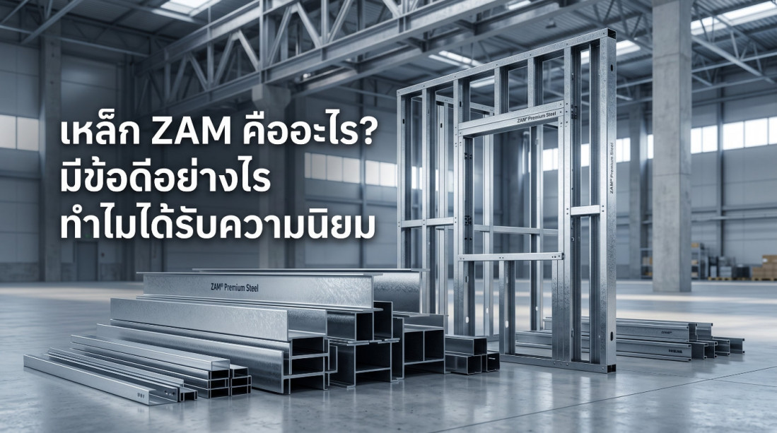เหล็ก ZAM คืออะไร? มีข้อดีอย่างไร ทำไมได้รับความนิยม
