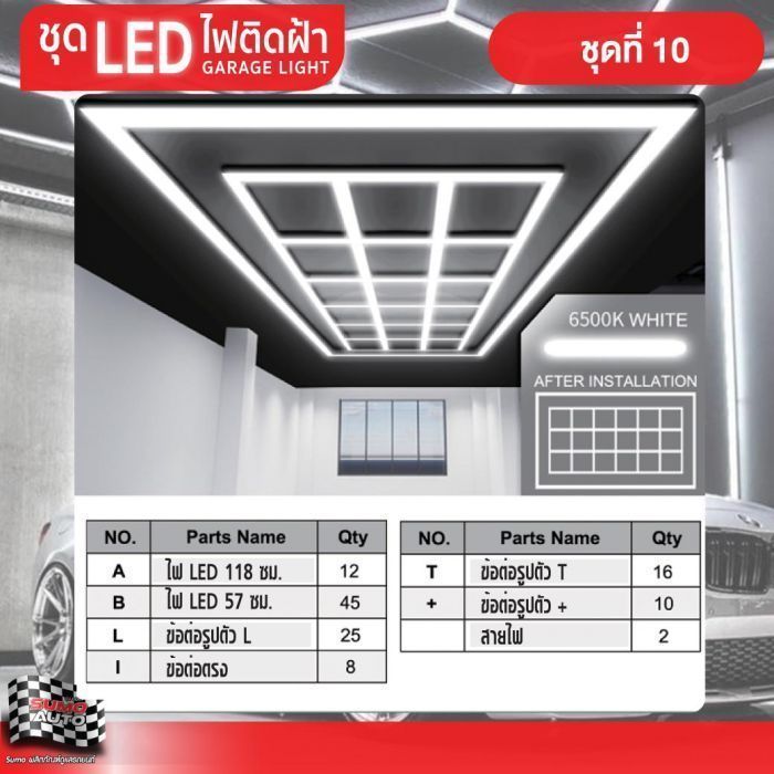 ไฟ LED คาร์แคร์ TOPSUN ชุดที่ 10