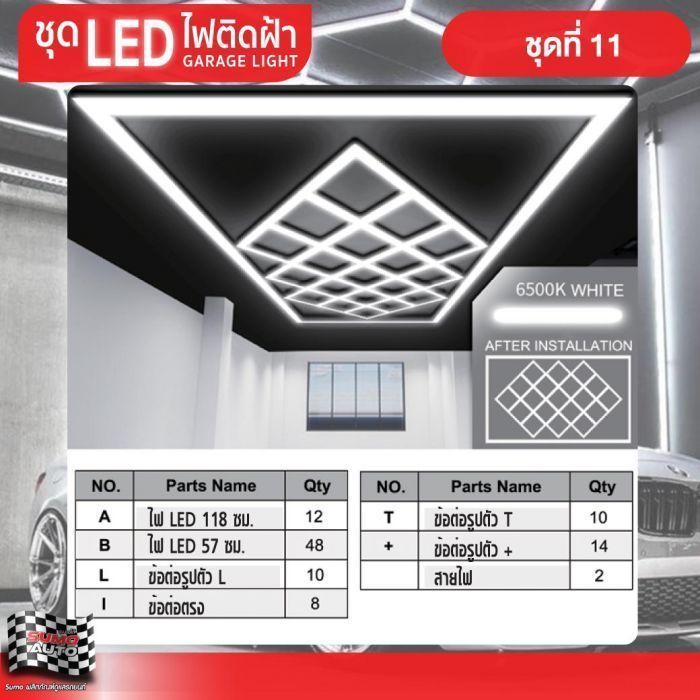 ไฟ LED คาร์แคร์ TOPSUN ชุดที่ 11