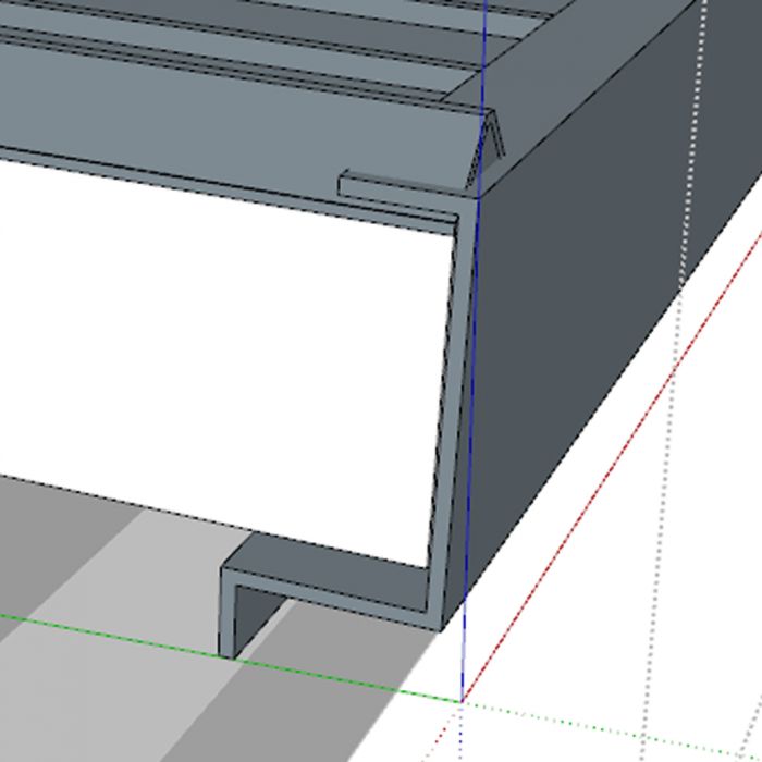 แฟลชชิ่งหลังคา ปิดชายคาหลังคาด้านหน้า SHD Flashing F11
